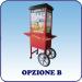Macchina Popcorn con carrello 77x55x42 + 94x50x82